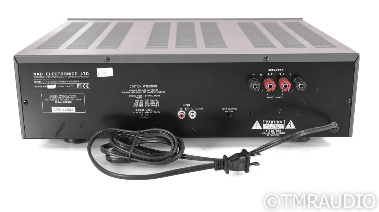 NAD 214 Stereo Power Amplifier