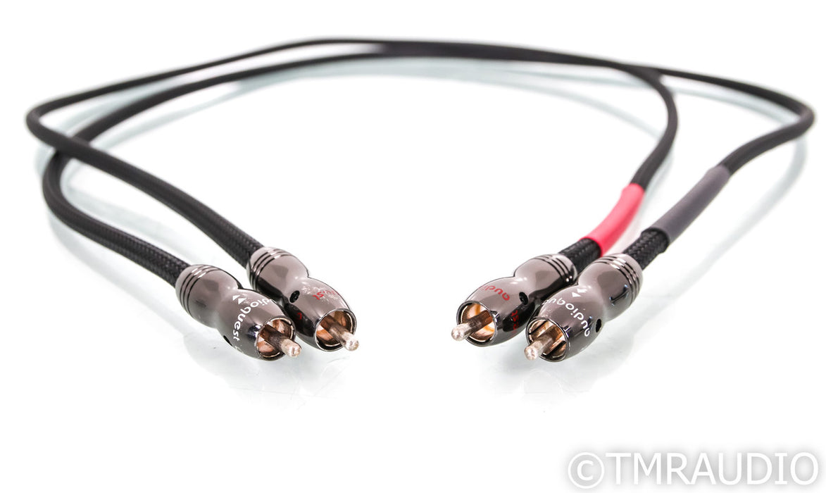 AudioQuest Black Mamba II RCA Cables; 1m Pair Interconnects