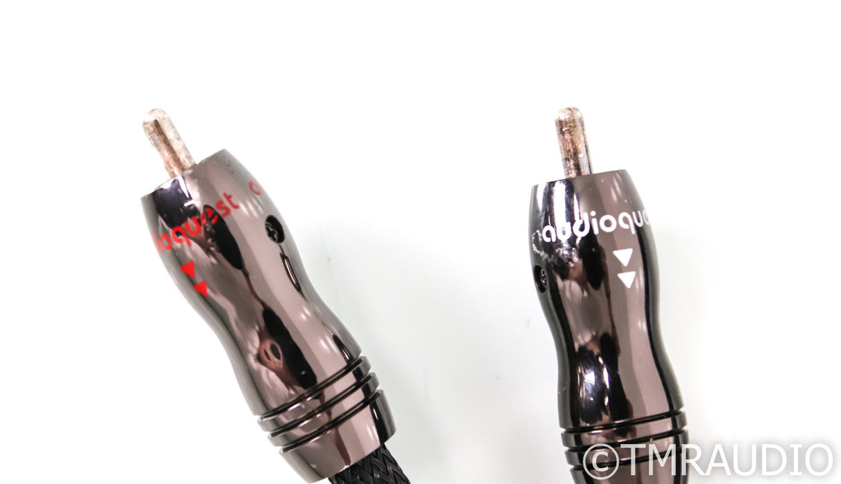 AudioQuest Black Mamba II RCA Cables; 1m Pair Interconnects