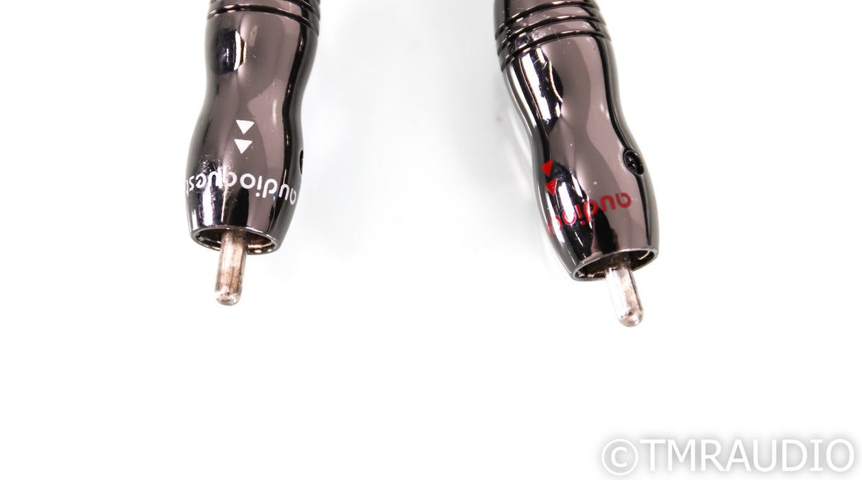 AudioQuest Black Mamba II RCA Cables; 1m Pair Interconnects