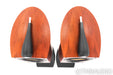 B&W Nautilus 805 S Bookshelf Speakers; Rosenut Pair w/ Stands