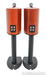 B&W Nautilus 805 S Bookshelf Speakers; Rosenut Pair w/ Stands