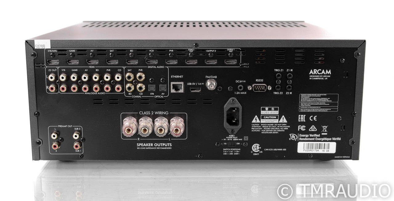 Arcam FMJ SR250 Stereo Receiver; Black