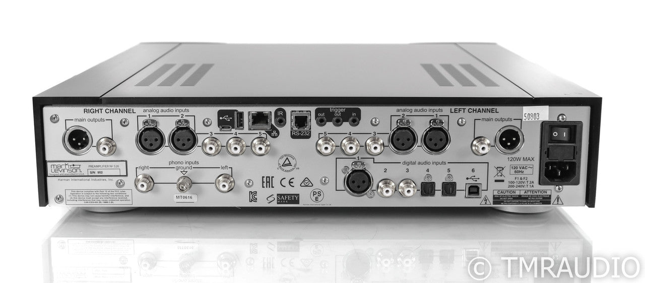 Mark Levinson No. 526 Stereo Preamplifier / DAC; N526; MM / MC Phono