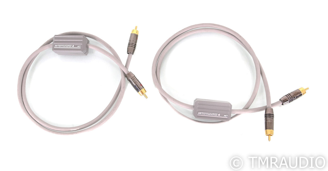 MIT MITerminator 4 RCA Cables; 1m Pair Interconnects