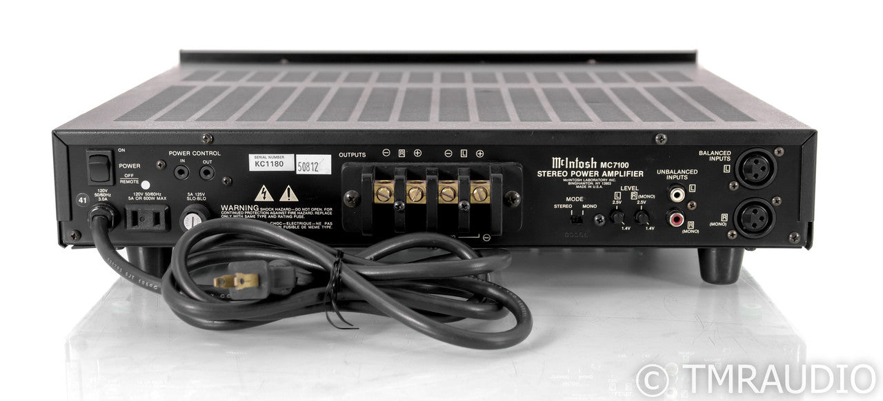 McIntosh MC7100 Stereo Power Amplifier