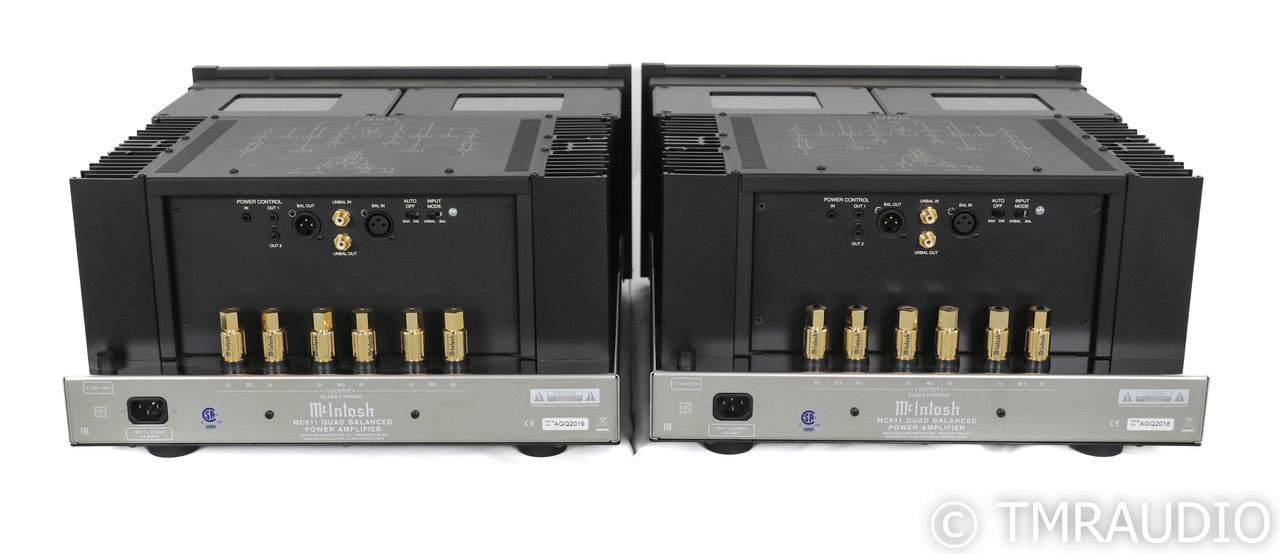 McIntosh MC611 Mono Power Amplifier; Pair; MC-611