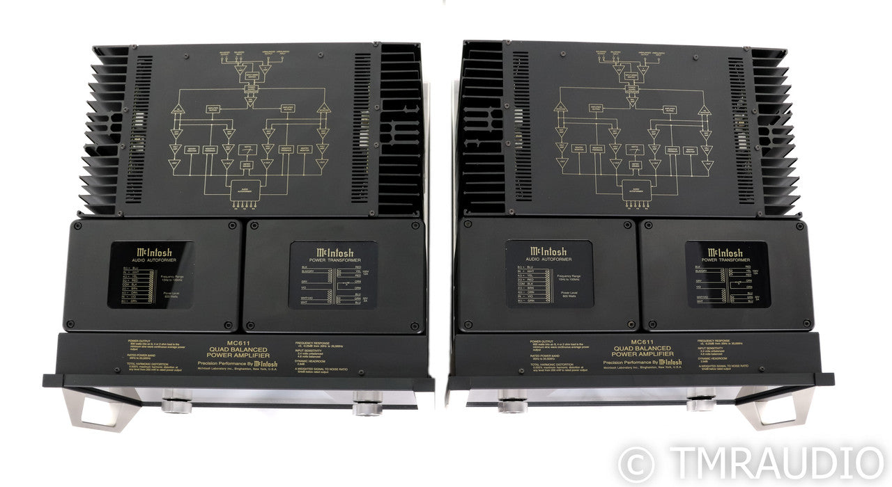 McIntosh MC611 Mono Power Amplifier; Pair; MC-611
