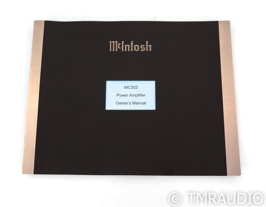McIntosh MC302 Stereo Power Amplifier