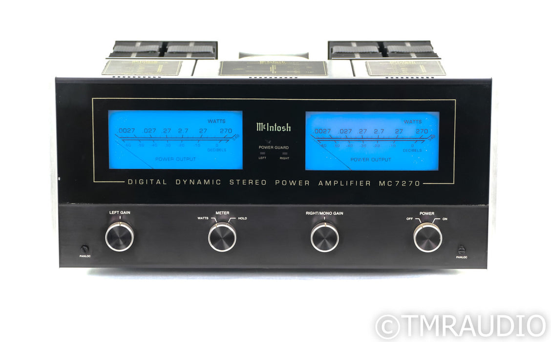 McIntosh MC7270 Vintage Stereo Power Amplifier; MC-7270 (Meter Issue)