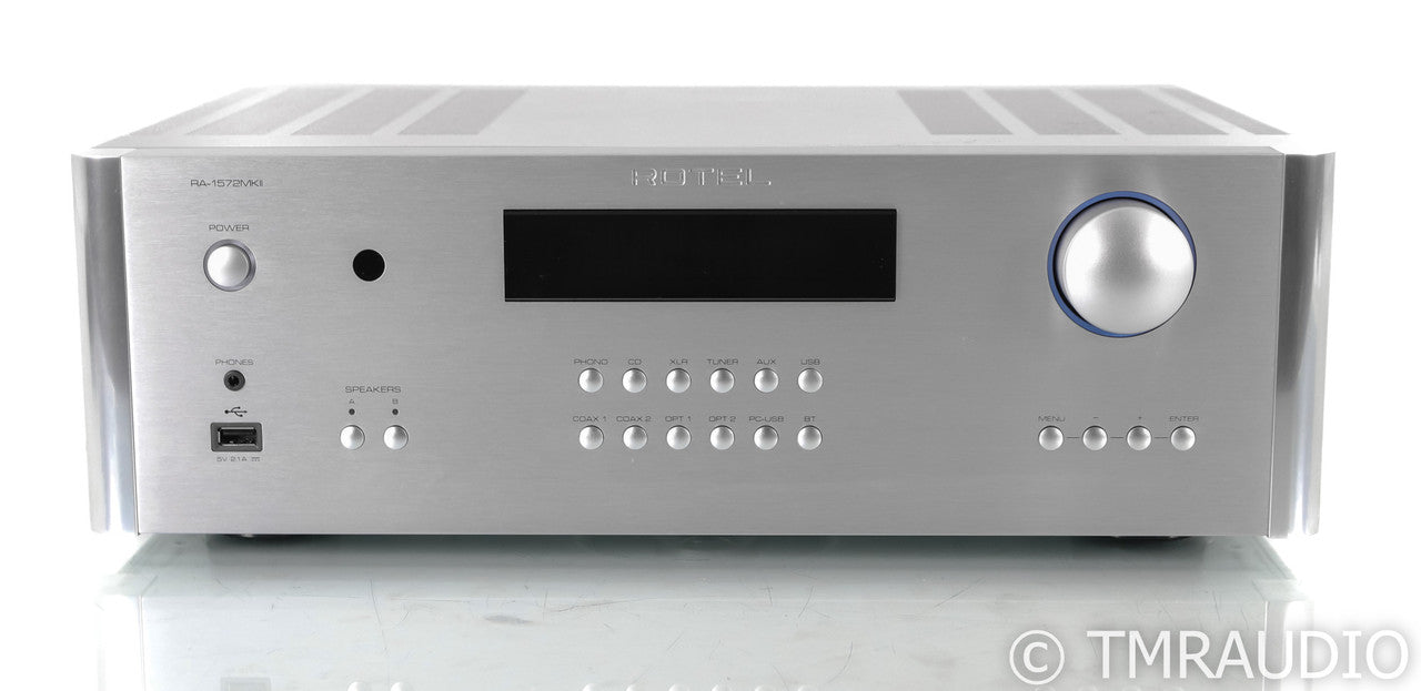 Rotel RA-1572 Mk II Stereo Integrated Amplifier; Mk 2; MM Phono; Silver