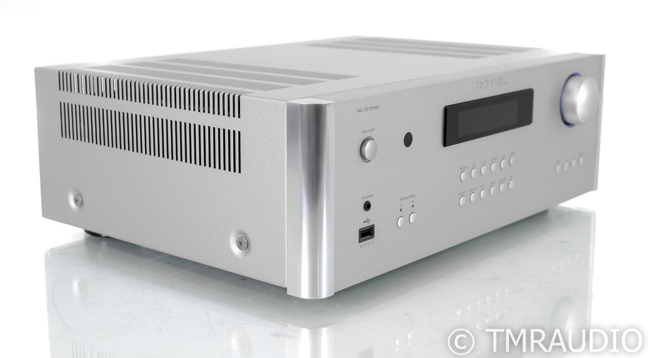 Rotel RA-1572 Mk II Stereo Integrated Amplifier; Mk 2; MM Phono; Silver