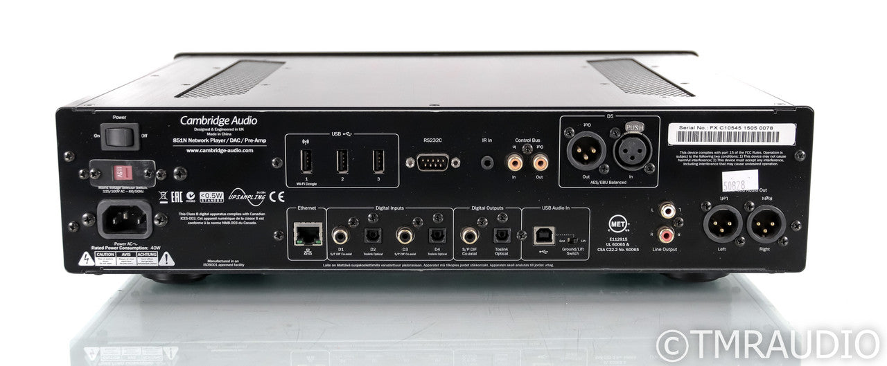 Cambridge Audio Azur 851N Wireless Network Streamer / DAC; D/A Converter; Black