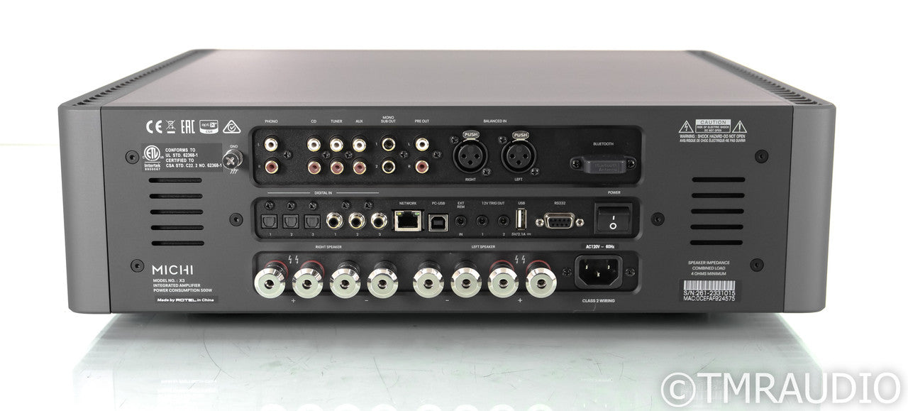 Michi X3 Stereo Integrated Amplifier; X-3; MM Phono