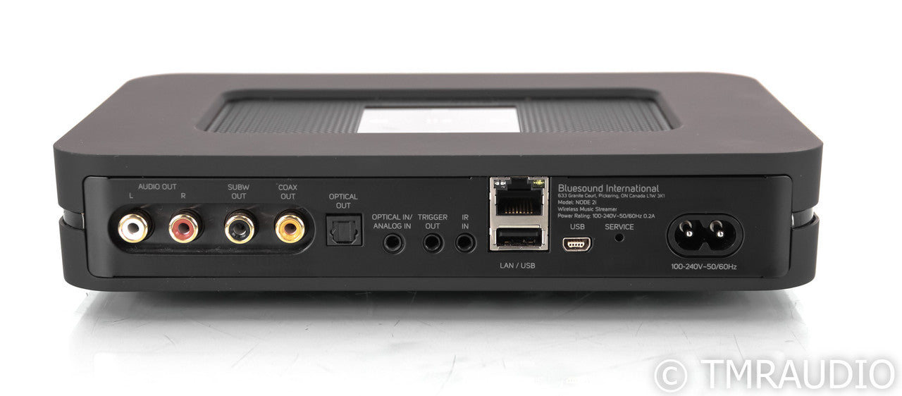 Bluesound NODE 2i Wireless Network Streamer; Black; Roon Ready