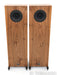 Omega Speaker Systems Junior Alnico XRS Floorstanding Speakers; French Walnut Pair