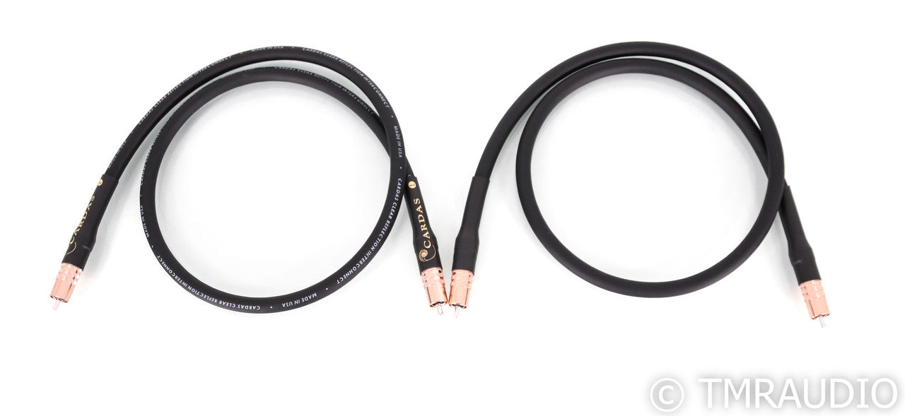 Cardas Clear Reflection RCA Cables; 1m Pair Interconnects