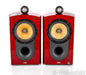 B&W Signature 805 Bookshelf Speakers; Red Birds Eye Maple Pair