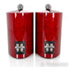 B&W Signature 805 Bookshelf Speakers; Red Birds Eye Maple Pair