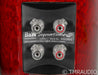 B&W Signature 805 Bookshelf Speakers; Red Birds Eye Maple Pair