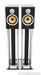 B&W CM5 S2 Bookshelf Speakers; Gloss Black Pair w/ Custom Design Stands