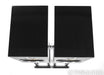B&W CM5 S2 Bookshelf Speakers; Gloss Black Pair w/ Custom Design Stands