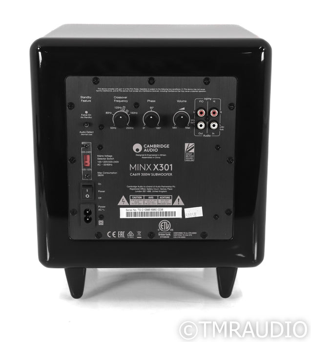 Cambridge Audio MINX X310 8" Powered Subwoofer; Gloss Black