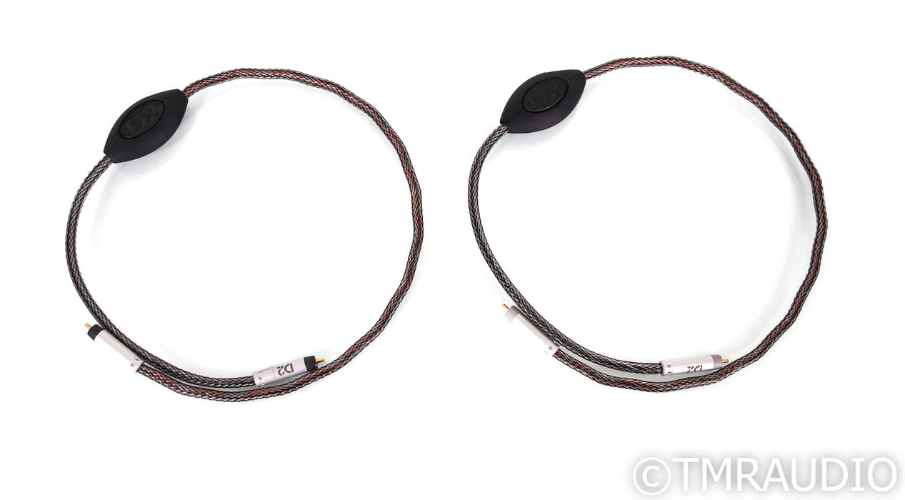 Ansuz Acoustics Signalz D2 RCA Cables; 1m Pair Interconnects