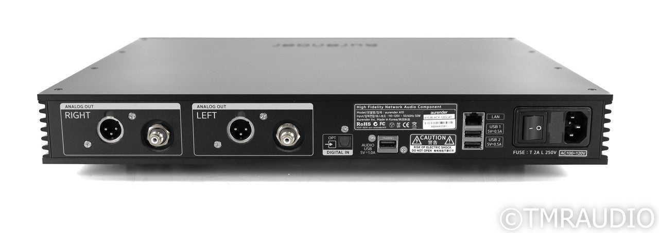 Aurender A10 Wireless Network Server / Streamer; A-10; 4TB; Black