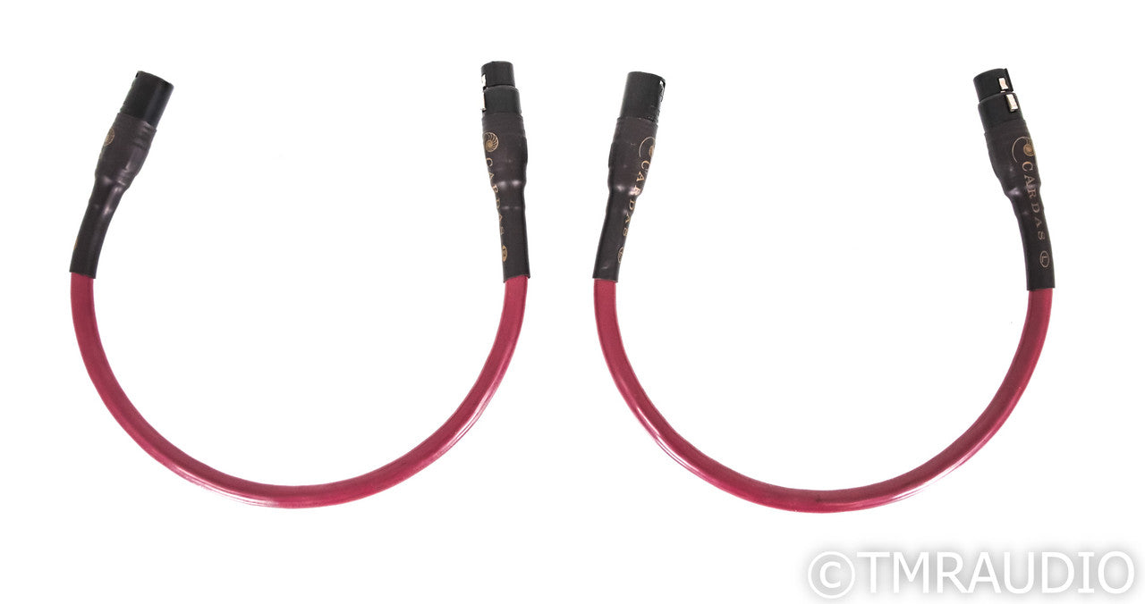 Cardas Audio Golden Cross XLR Cables; .5 meter Pair Interconnects