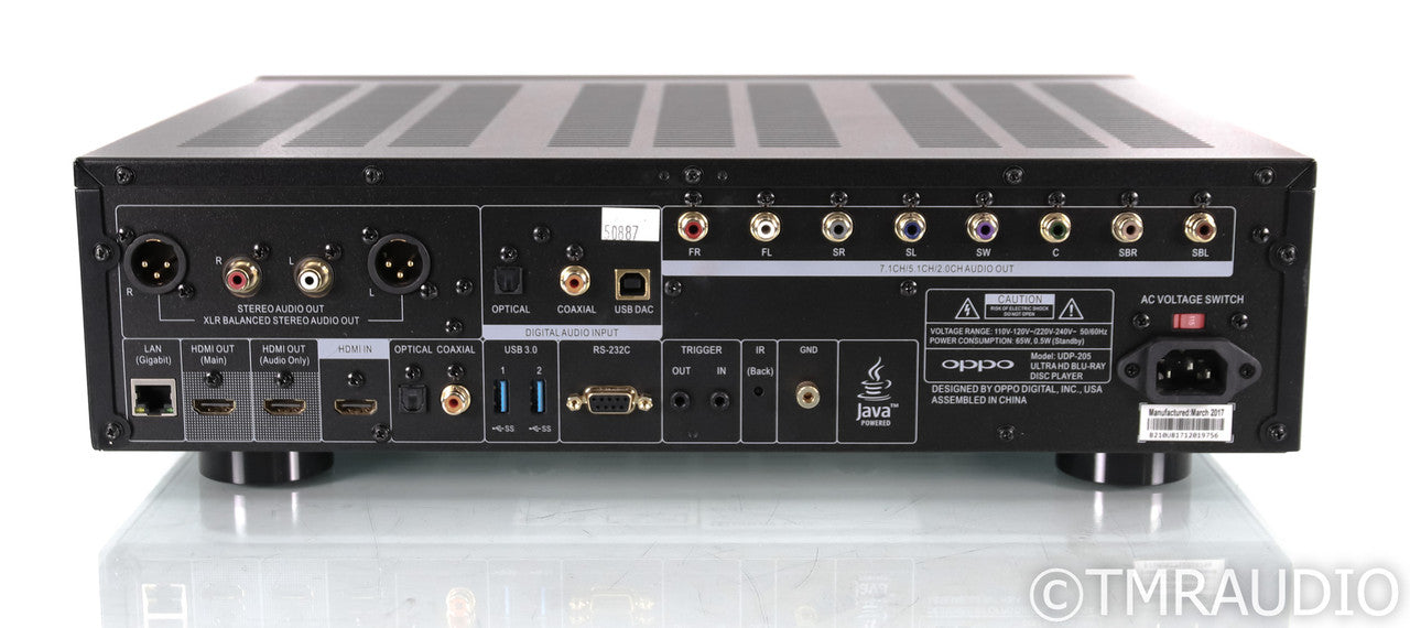 Oppo UDP-203 Universal Disk Player; 4K; Blu-Ray