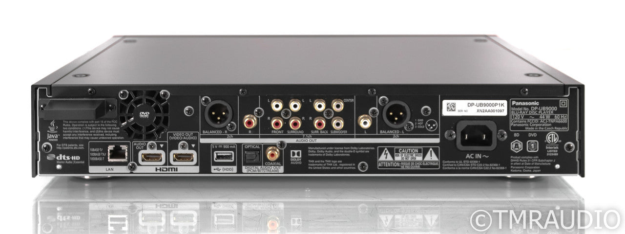 Panasonic DP-UB9000 Universal Disk Player; 4K; Blu-Ray; SACD