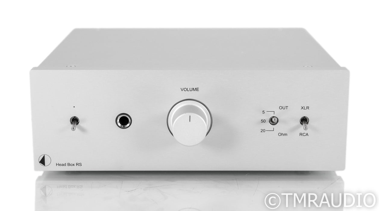 Pro-Ject Head Box RS Tube Hybrid Headphone Amplifier; Silver