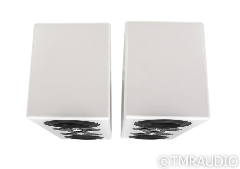 Tekton Dynamite Bookshelf Speakers; White Pair; Upgrade Package