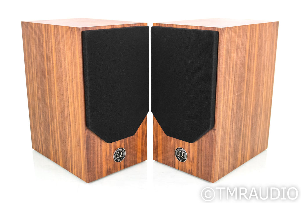 Omega Super 3i Bookshelf Speaker; Fig-Walnut Pair