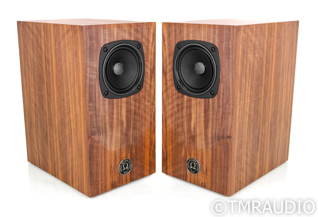 Omega Super 3i Bookshelf Speaker; Fig-Walnut Pair