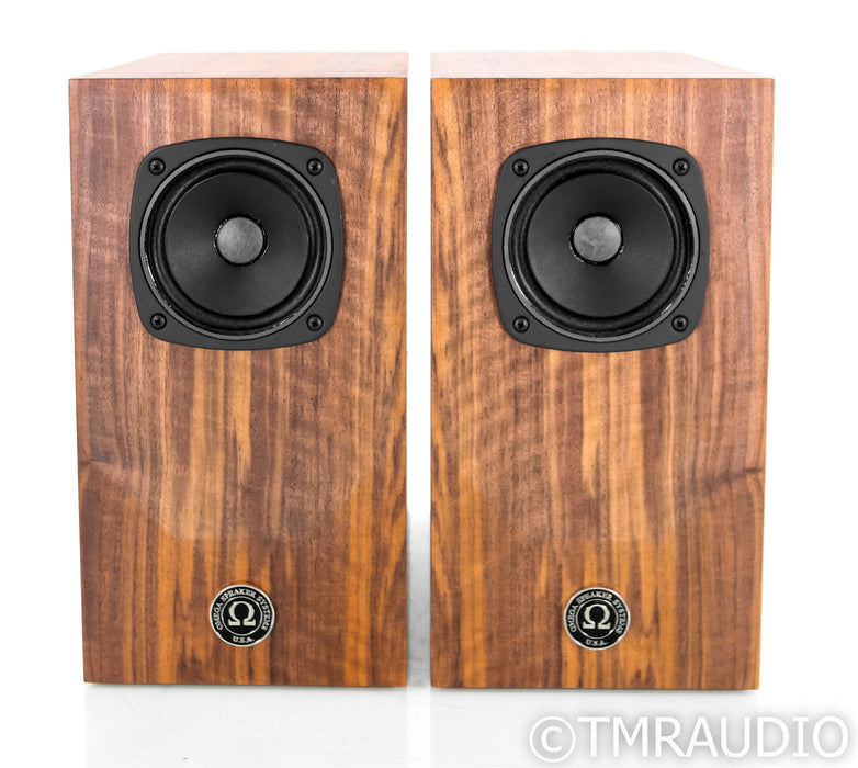 Omega Super 3i Bookshelf Speaker; Fig-Walnut Pair