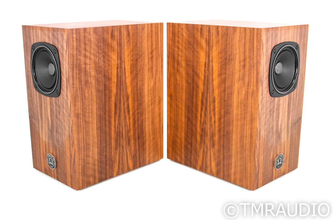 Omega Super 3i Bookshelf Speaker; Fig-Walnut Pair