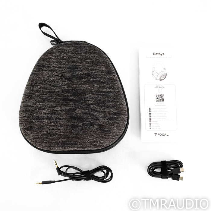 Focal Bathys Wireless Closed Back ANC Headphones; Black Silver (Open Box)