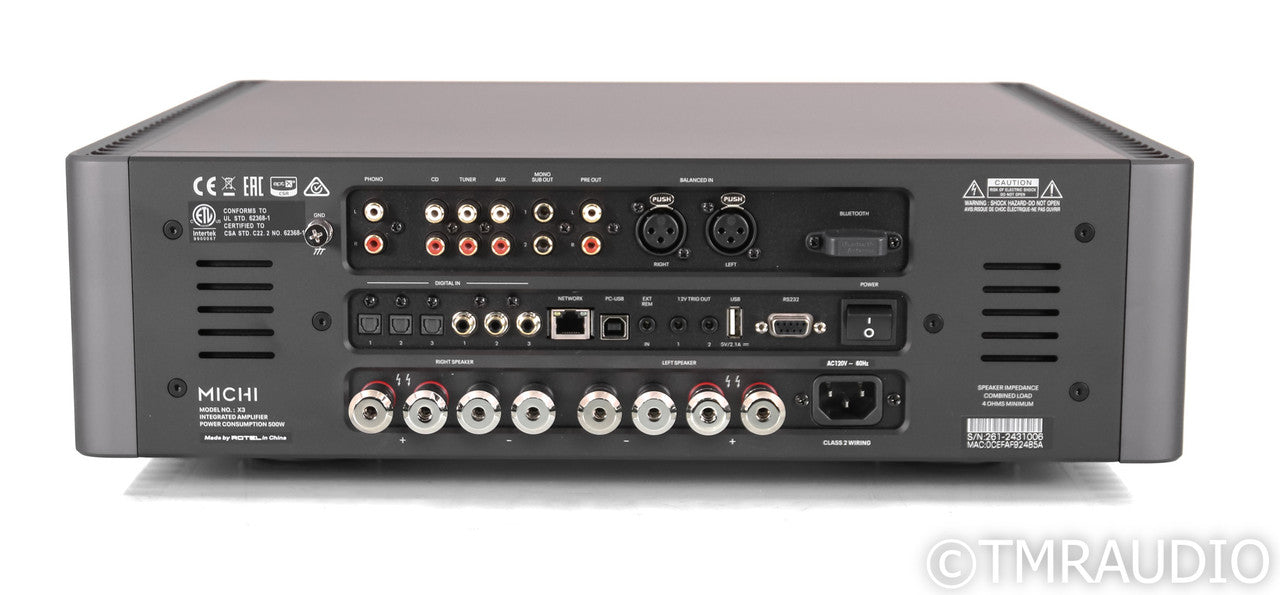 Michi X3 Stereo Integrated Amplifier; DAC; MM / MC Phono (Open Box)