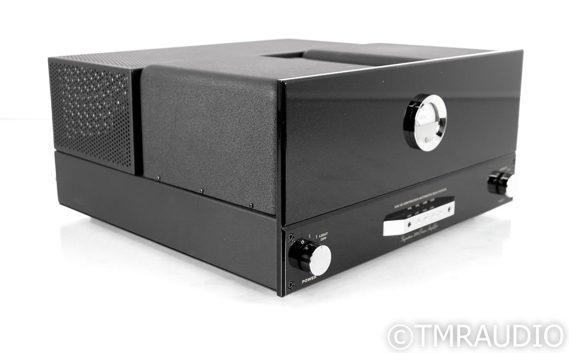 VAC Signature 200 iQ Stereo Tube Power Amplifier; 200iQ; Black