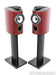 B&W 05 D4 Bookshelf Speakers; Rosenut Pair with Stands
