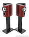 B&W 05 D4 Bookshelf Speakers; Rosenut Pair with Stands