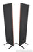 Magnepan MG 1.7i Planar Magnetic Floorstanding Speakers; Rosewood w/ Black Cloth Pair