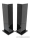 B&W CM9 Floorstanding Speakers; Black Gloss Pair w/ Stands