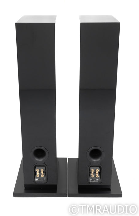 B&W CM9 Floorstanding Speakers; Black Gloss Pair w/ Stands