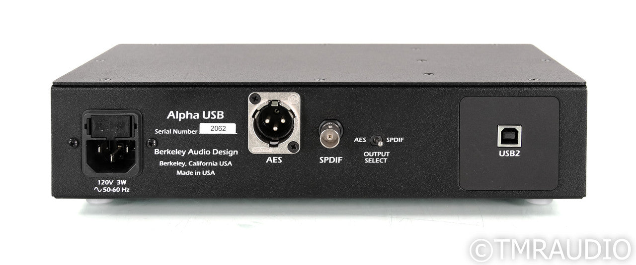 Berkeley Audio Design Alpha USB Converter; D/D Converter