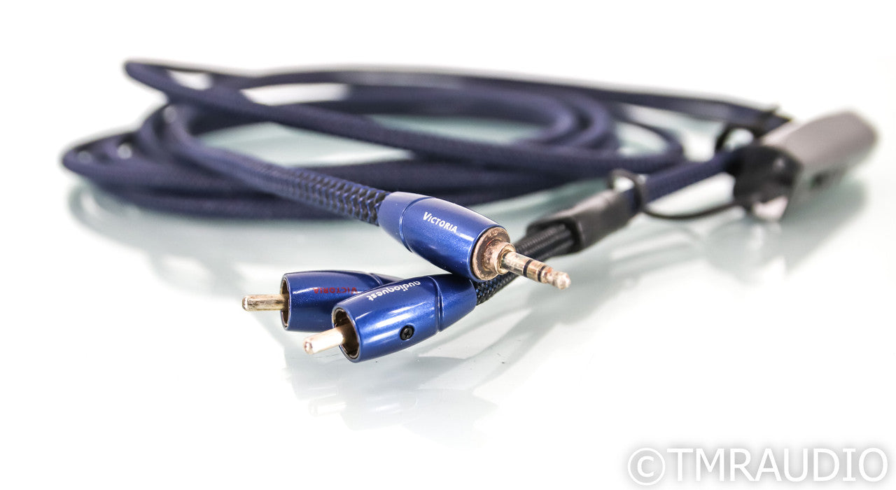 AudioQuest Victoria 3.5mm to Dual-RCA Auxiliary Cable; 5m Stereo Interconnect