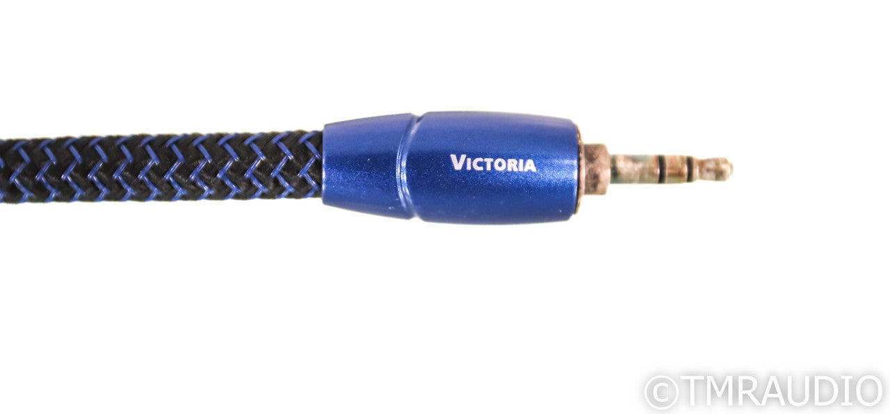 AudioQuest Victoria 3.5mm to Dual-RCA Auxiliary Cable; 5m Stereo Interconnect