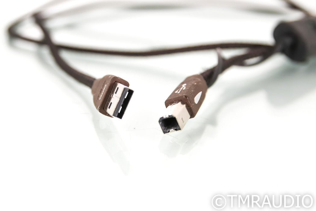 AudioQuest Coffee USB 2.0 Cable; 1.5m Digital Interconnect; 72v DBS